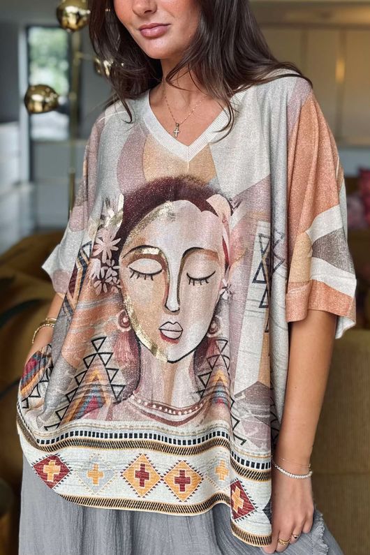 Made in Italy Roza Top Nefertiti